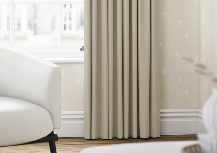 Kyoto Faux Silk, Oyster - Made to Measure Curtains - Image 5